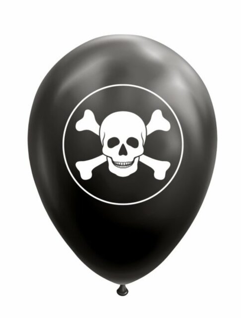 Ballonnen Piraat - 8 stuks - 30cm