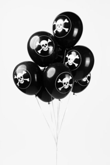 Ballonnen Piraat - 8 stuks - 30cm