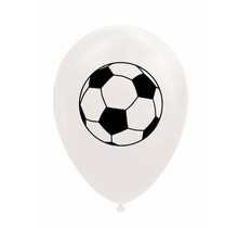 Ballonnen Voetbal - 8 stuks - 30cm