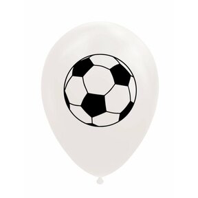 Ballonnen Voetbal - 8 stuks - 30cm