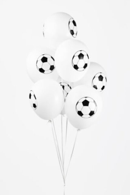 Ballonnen Voetbal - 8 stuks - 30cm