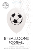 Ballonnen Voetbal - 8 stuks - 30cm