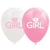 Ballonnen Girl - 8 stuks - 30cm Ballonnen Girl - 8 stuks - 30cm