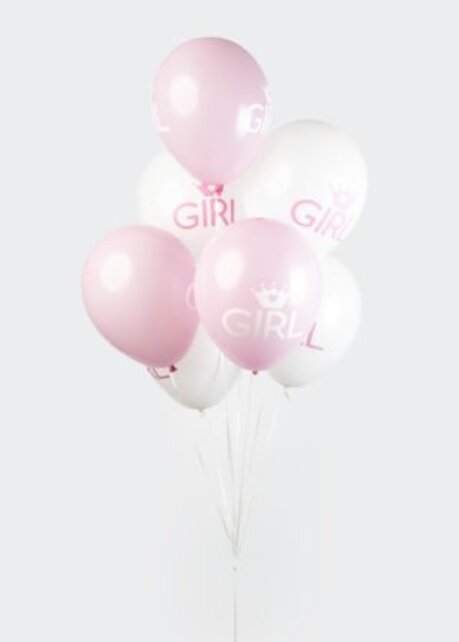 Ballonnen Girl - 8 stuks - 30cm Ballonnen Girl - 8 stuks - 30cm