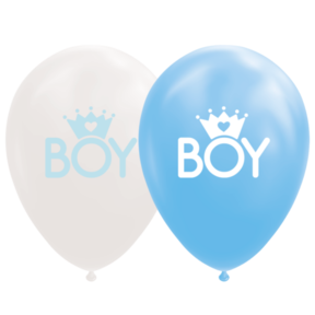 Ballonnen Boy - 8 stuks - 30cm