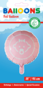 Folieballon Baby Girl - 46cm
