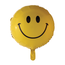 We Fiesta Folieballon Smiley - Geel - 46cm