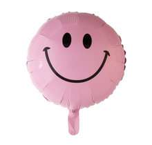 Folieballon Smiley - Licht Roze - 46cm