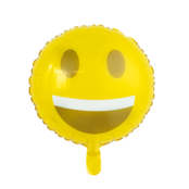 Folieballon Emoji Glimlach - 46cm Folieballon Emoji Glimlach - 46cm