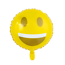 We Fiesta Folieballon Emoji Glimlach - 46cm