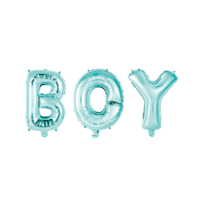 Folieballon BOY - Letter Set - 41cm