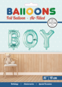 Folieballon BOY - Letter Set - 41cm