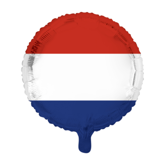 Folieballon Nederlandse Vlag - 46cm