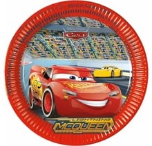 Cars 3 - Borden - 8 stuks - 23cm