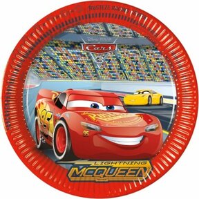 Cars 3 - Borden - 8 stuks - 23cm