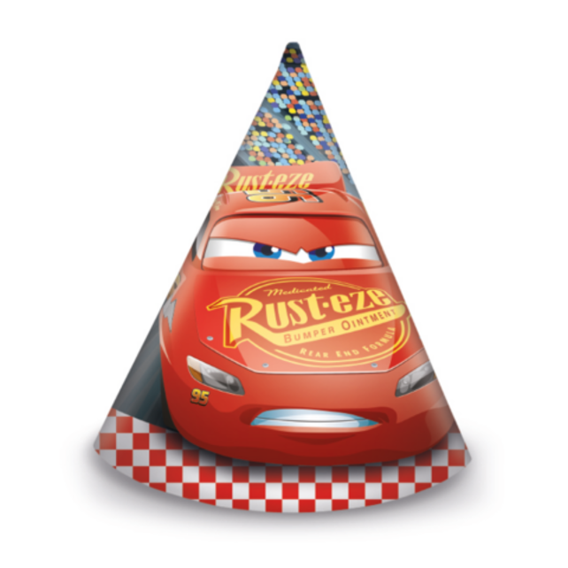 Cars 3 - Hoedjes - 6 stuks