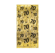Deurgordijn 70 jaar  200 x 100 cm