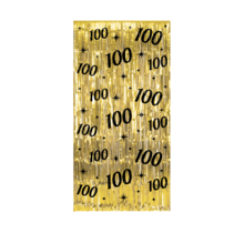 Deurgordijn 100 jaar  200 x 100 cm