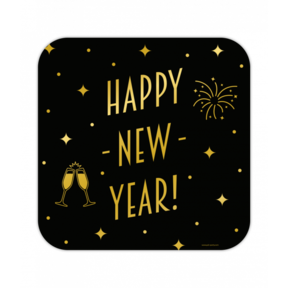 Happy new year deurbord