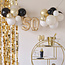 Ginger Ray Ballonslinger 50 jaar met ballonnen goud champagne Ginger Ray Ballonslinger 50 jaar met ballonnen goud champagne