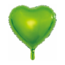 We Fiesta Folieballon hart - Licht groen - 46cm