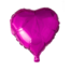 Feest-vieren Folieballon hart - Donker roze - 46cm