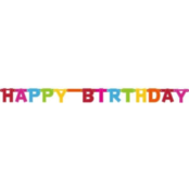 Letterslinger Happy Birthday - 1,6 meter