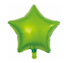 Folieballon ster - Licht groen - 46cm