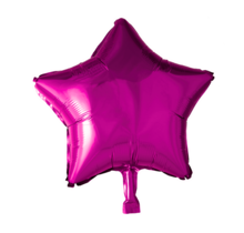 Folieballon ster - Donker roze - 46cm