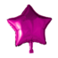 We Fiesta Folieballon ster - Donker roze - 46cm