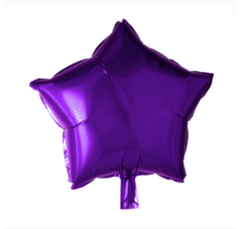 Folieballon ster - Paars - 46cm