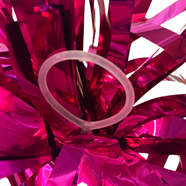 Ballon gewicht folie - Donker Roze