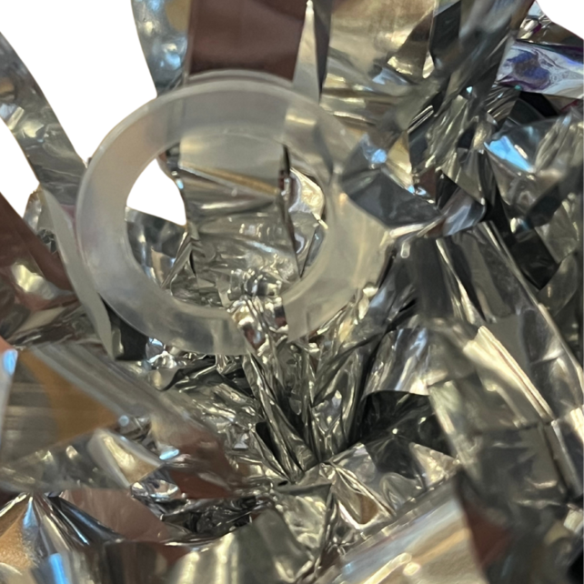 Ballon gewicht folie - Zilver