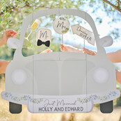 Photobooth frame trouwauto Sage Wedding 90x78cm