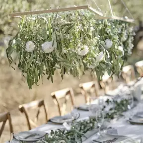 Houten hangdecoratieframes Sage Wedding