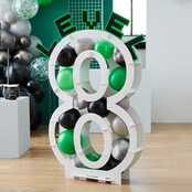 Set Mini Groene Mix ballonnen 40 stuks & Level Letters