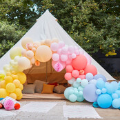Ballonnenboog Mix it Up Brights incl. gekleurde Honeycombs 12m