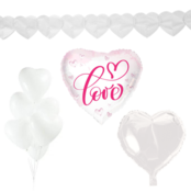 Versiering pakket Valentijnsdag Wit - 2