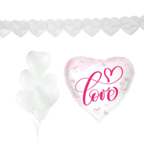 Versiering pakket Valentijnsdag Wit - 1.2