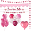 Feest-vieren Versiering pakket Valentijnsdag Roze - 4