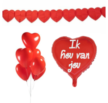 Versiering pakket Valentijnsdag Rood - 1.3