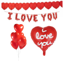 Versiering pakket Valentijnsdag Rood - 2.2