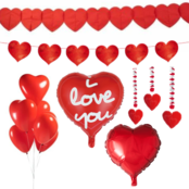 Versiering pakket Valentijnsdag Rood - 4.1 Versiering pakket Valentijnsdag Rood - 4.1