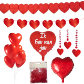 Versiering pakket Valentijnsdag Rood - 6.2