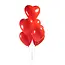 We Fiesta Ballonnen Hartvorm Rood - 6 stuks - 30cm