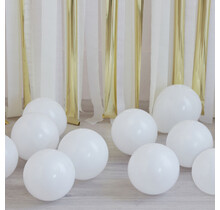 Ballonnen wit 13cm 40 stuks