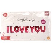 Folieballon i love you - Letter Set - 36cm