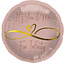 Folat Folieballon rond infinity love - Roze - 45cm