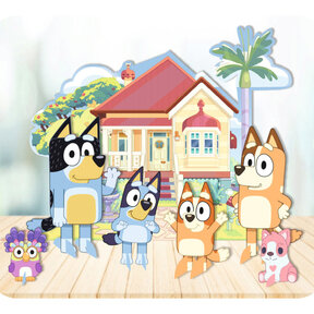 Bluey tafeldecoratie set 7 delig