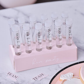 Shotglaasjes Team Bride 12 stuks